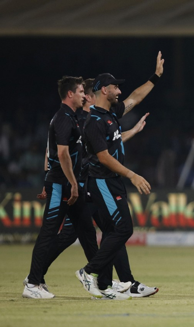 New Zealand celebrates as the opposition wickets tumble